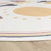 TT Home Babyzimmer Teppich Rund Kinderzimmer Waschbar Produktbild-Vorschau 2