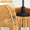 ZMH lampy wiszące boho lampa wisząca rattanowa lampa Podgląd zdjęcia produktu 3