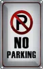 vianmo Blechschild 30x20 cm Parkplatz No Parking Produktbild-Vorschau 1