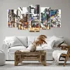 Bild auf Leinwand - Leinwandbild - Stadt Straße Haus - Produktbild-Vorschau 6