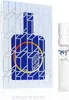 A product shot of a perfume sample vial and its packaging. Voir les images du produit
