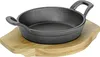 KÜCHENPROFI Servierpfanne mit 2 Griffen und Holzbrett BBQ Produktbild-Vorschau 1