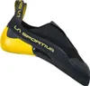 Kletterschuhe Cobra 4-99 von La Sportiva; schwarz mit gelben Akzenten; Slipper-Design für Kletterer. Produktbild-Vorschau