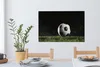 MuchoWow® - Leinwandbilder - Fußball auf der Wiese, Produktbild-Vorschau 4