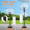 GOPLUS Basketballständer Basketballkorb Outdoor, Korbhöhe Produktbild-Vorschau 4