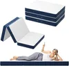 DEWINNER Matelas Pliant Triple,75x195x15cm, Matelas Voir les images du produit 1