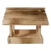 Mangiatoia per uccelli da esterno 25 x 30 x 30 cm in legno Anteprima dell’immagine prodotto 4