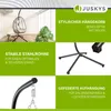 Juskys Hängesessel Aria mit Kissen - höhenverstellbar & Produktbild-Vorschau 22