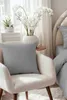 Satin Kissenbezug 100% Baumwolle 50X60 Grau Produktbild-Vorschau 2