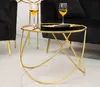 Mauro Ferretti Beistelltisch Ring Ø 60x45 cm schwarz gold Produktbild-Vorschau 6