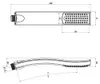 Duschkopf Handbrause mit 1-Strahl Onyx 1, chrom Produktbild-Vorschau 5
