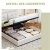 INONEFT Stauraumbett 140x200 cm mit LED, Boxspringbett Produktbild-Vorschau 5
