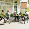 Outsunny Table š€ manger de jardin pour 4 personnes, table Voir les images du produit 8