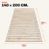 WOLKENLAND Lattenrost 140 x 200 cm | 23 Latten | Massivholz Produktbild-Vorschau 2