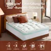 NicePlus 2-in-1 Topper, 180x200X10cm, 5-Zonen Memory Foam + Produktbild-Vorschau 11