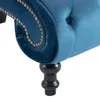 vidaXL Chaiselongue Blau Samt Produktbild-Vorschau 6