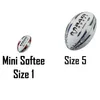 Mini-Rugbyball Softee – 15 cm – Größe 1 - Soft Grip - Nr. Produktbild-Vorschau 2