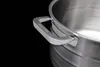 A close-up shot of a stainless steel pot handle with the brand name "SALLYS" embossed on it. Produktbild-Vorschau