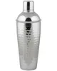 A silver cocktail shaker with a hammered texture, shown against a white background. Anteprima dell’immagine prodotto