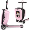 Dreirad-Roller mit Koffer Cariboo iTravel (rosa) Produktbild-Vorschau 1