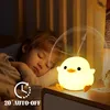 LED-Nachtlicht - Niedliche Silikon-Enten-Lampe für Produktbild-Vorschau 3