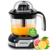 A product shot of an electric citrus juicer. Produktbild-Vorschau