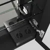 HOME DELUXE Szafka z lustrem LED EVE Black 100 x 80 cm I Podgląd zdjęcia produktu 7