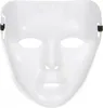 Phantom Karneval-Maske Anonymous weiss - Einheitsgröße Produktbild-Vorschau 1