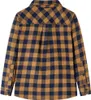 vidaXL Chemise pour enfants à carreaux cognac et bleu 92 Voir les images du produit 1
