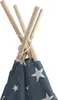 Aga4Kids Dětské Teepee Hvězdy Tmavě modrá Náhled obrázku produktu 2