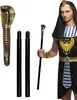 Scettro del faraone Sovrano egiziano nero-oro 82 cm - Anteprima dell’immagine prodotto 1