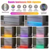 Moonbite dressoir met 5 lades, wit, met RGB LED-verlichting Productafbeelding-voorbeeld 4