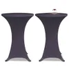 vidaXL Copritavolo stretch 4 pezzi 70 cm antracite Anteprima dell’immagine prodotto 1