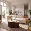 home24 Couchtisch - Travertin Nachbildung / Eiche Dunkel Produktbild-Vorschau 4
