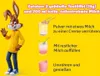 Instructions for preparing a drink with Nesquik powder and milk, illustrated with graphics and text. Anteprima dell’immagine prodotto