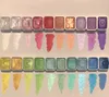 A flat lay of a watercolor paint set with swatches of color below each pan. Voir les images du produit