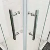 AICA 80x100x185cm 6mm ESG-glas Falttür Eckeinstieg Produktbild-Vorschau 4