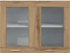 vidaXL Armoire suspendue en verre Lyon Chêne Artisan Voir les images du produit 4