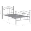 VidaXL 324990, Grau, 97 cm, 2,09 m, 92,5 cm, 900 x 2000 mm, Produktbild-Vorschau 14