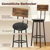 Set da bar con tavolo e 2 sgabelli, struttura in metallo, Anteprima dell’immagine prodotto 5