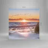 Bilder auf glas - Einteilig - Sonne Strand Vögel - 50x50cm Produktbild-Vorschau 3