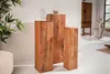 riess-ambiente Design Deko Säule 3er Set MAKASSAR 80cm Produktbild-Vorschau 2