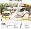 MODFU  Esstisch 118-157×75cm Ausziehtisch Produktbild-Vorschau 4