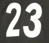 A close-up of the number 23 printed in white on a black background. Anteprima dell’immagine prodotto