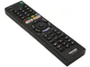 A black remote control is shown against a white background. Anteprima dell’immagine prodotto