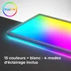 Plafonnier LED ultra-plat 58x20x3cm rectangulaire 22W Voir les images du produit 2