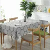 Grey Retro Tischdecke Rechteckige Tischdecken Baumwolle Produktbild-Vorschau 2