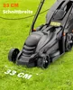 DOVAMAN 1300W Elektro Rasenmäher 33cm Stahlmesser 5-fach Produktbild-Vorschau 4