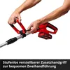 Einhell GE-CT 18/28 Li-Solo 28 cm Batterie Noir, Rouge Voir les images du produit 3