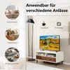Collage showing different room settings and product usage scenarios. Produktbild-Vorschau